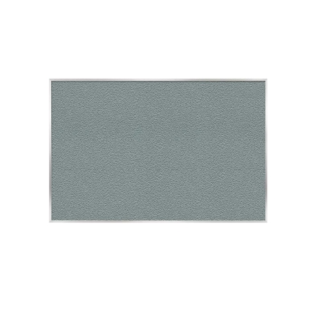 Ghent Bulletin Board, Vinyl, 4 ft H x 12 ft W, Stone AV412-199